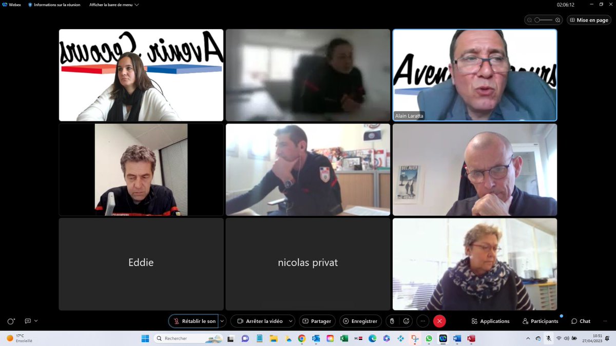 AvenirSecours's tweet image. ♻️Réunion du [COMEX] @AvenirSecours 

Ce matin réunion du Comité Exécutif sous la présidence de #Christophe #Auvray  et l'animation du SG @AlainLaratta 
Un ODJ chargé sur la situation de 6 sections, 4 dossiers juridiques et  de très nombreux RDV à venir.
Ambiance studieuse 👌