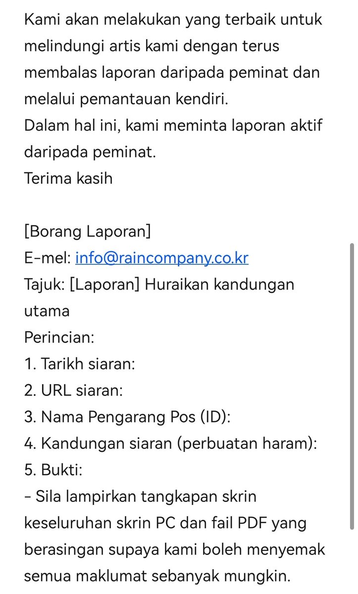 CIIPHERMY's tweet photo. 🇲🇾 [MY Trans] 
[#CPR] Notis berkenaan tindakan undang-undang terhadap pelanggaran hak artis milik Rain Company
#CIIPHER #싸이퍼 https://t.co/QvF3enkNPQ
