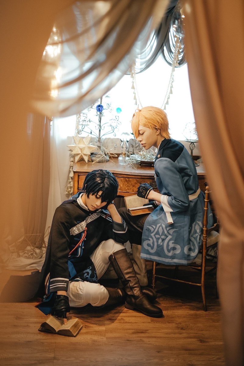 macos1220's tweet photo. cos/mhyk

　幼馴染み

Shino：@kitsunegabakeru 
Heathcliff：わたし
photo：@somenxp https://t.co/9MiEdPIPK9