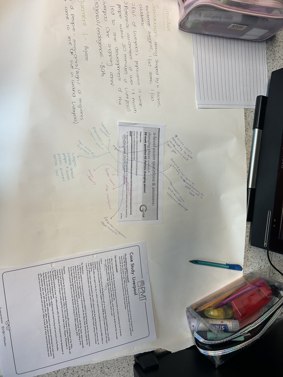 Excellent collaborative essay planning with our Year 12 Geographers this morning 🌎📖✏️ #Changingplaces #Teamgeog <a href="/SherburnHighSch/">Sherburn High School</a>