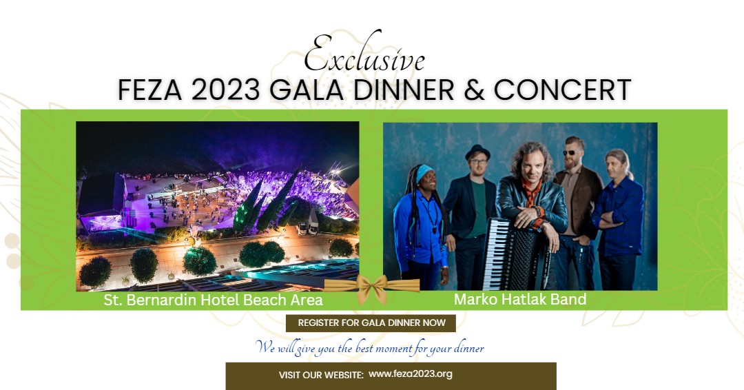 Join us on Wednesday, July 5th in FEZA 2023 Gala Dinner & Concert...

👉Please visit feza2023.org for more information about GALA Dinner & Concert.

#markohatlak #zeolite #zeolitepowder #zeotypes #mesoporousmaterials #slovenia #portorose #portorož #microporousmaterials