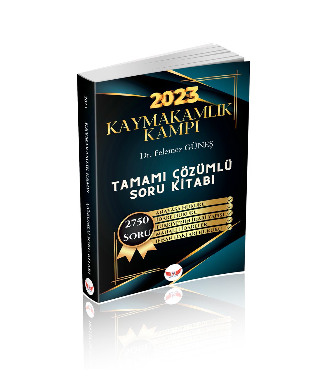 2023 Kaymakamlık Kampı Tamamı Çözümlü Soru Kitabı

#ÖSYM
sınavlarında çıkmış sorular dikkate alınarak hazırlanmıştır.
yeni nesil, güncel ve özgün 2750 açıklamalı sorudan oluşmaktadır.

Nisan 2023
Dr. Felemez GÜNEŞ

#kaymakam
#kaymakamlık
#kitap 
#sinav 
#hukuk