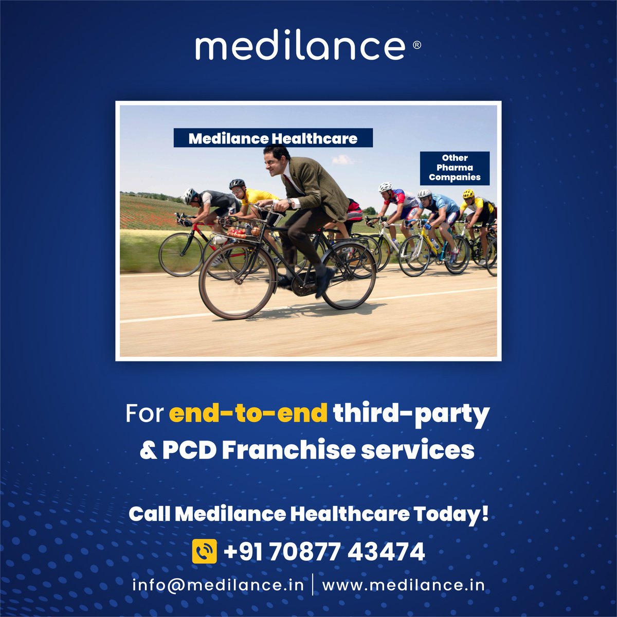 Looking for comprehensive third-party and #PCDfranchiseservices? Look no further than #MedilanceHealthcare! 
☎️7087743474
medilance.in
 #Healthcare #thirdpartymanufacturing #pharmaproducts #pharma #pharmameme #pharmamemes #pharmaceuticalcompany #pcdfranchisebusiness