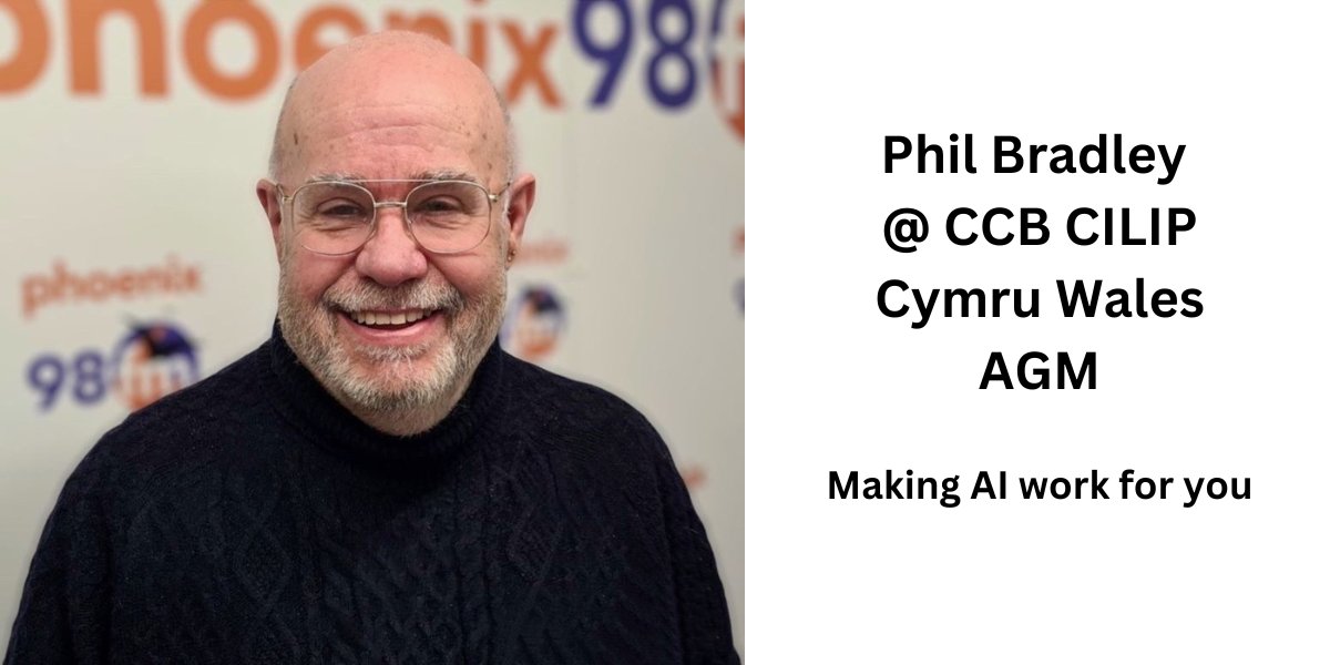 CILIPinfo's tweet photo. @Philbradley has been an internet consultant for almost 30 years. Join @CILIPinWales' AGM to hear him and Professor John Naughton discuss AI and the library and information sector.
May 18 10:00-11:30. Free and open to all
https://t.co/Ov4FNMiPWA
#libraries #librariesAI https://t.co/KsIJ2E8ixs