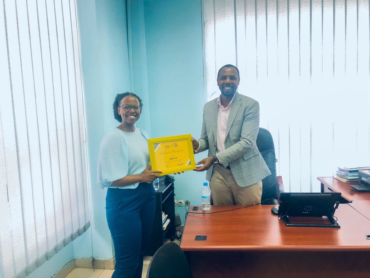 MTNRwanda's tweet image. The team led by CEO, @MapsBodibe paid our media partners a courtesy visit as part of our efforts to strengthen and appreciate their continued support. 
#MTNAt25 #GoodTogether