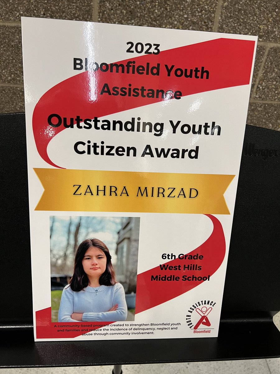 Thank you <a href="/BYABloomfield/">Bloomfield Youth Assistance</a> for such a beautiful event recognizing the perseverance, strength, and character of the honorees! So proud of our <a href="/WestHillsMS/">West Hills Warriors</a> kids! <a href="/bhschools/">Bloomfield Hills Schools</a>
