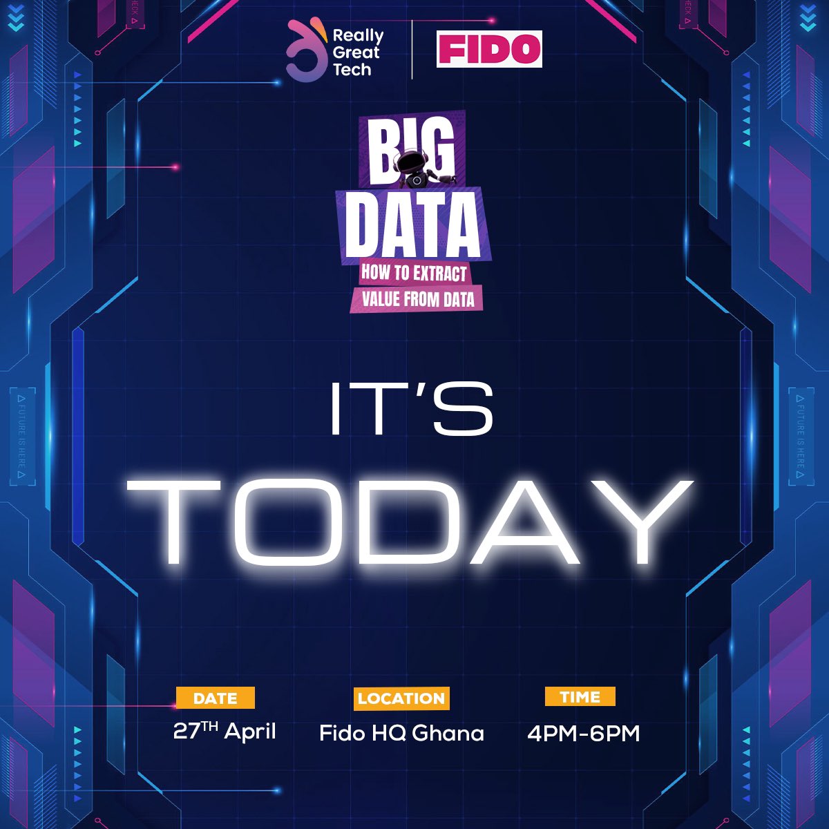 ReallyGreatTech's tweet photo. The wait is over! π
Our meetup on data science is finally here. Get ready to dive deep into the world of data and learn from the best in the industry while networking!
Itβs not too late to register. Sign up for free: https://t.co/xeeZZqOUQJ
#reallygreattech #techmeetup #data https://t.co/7VPAasJ9TB
