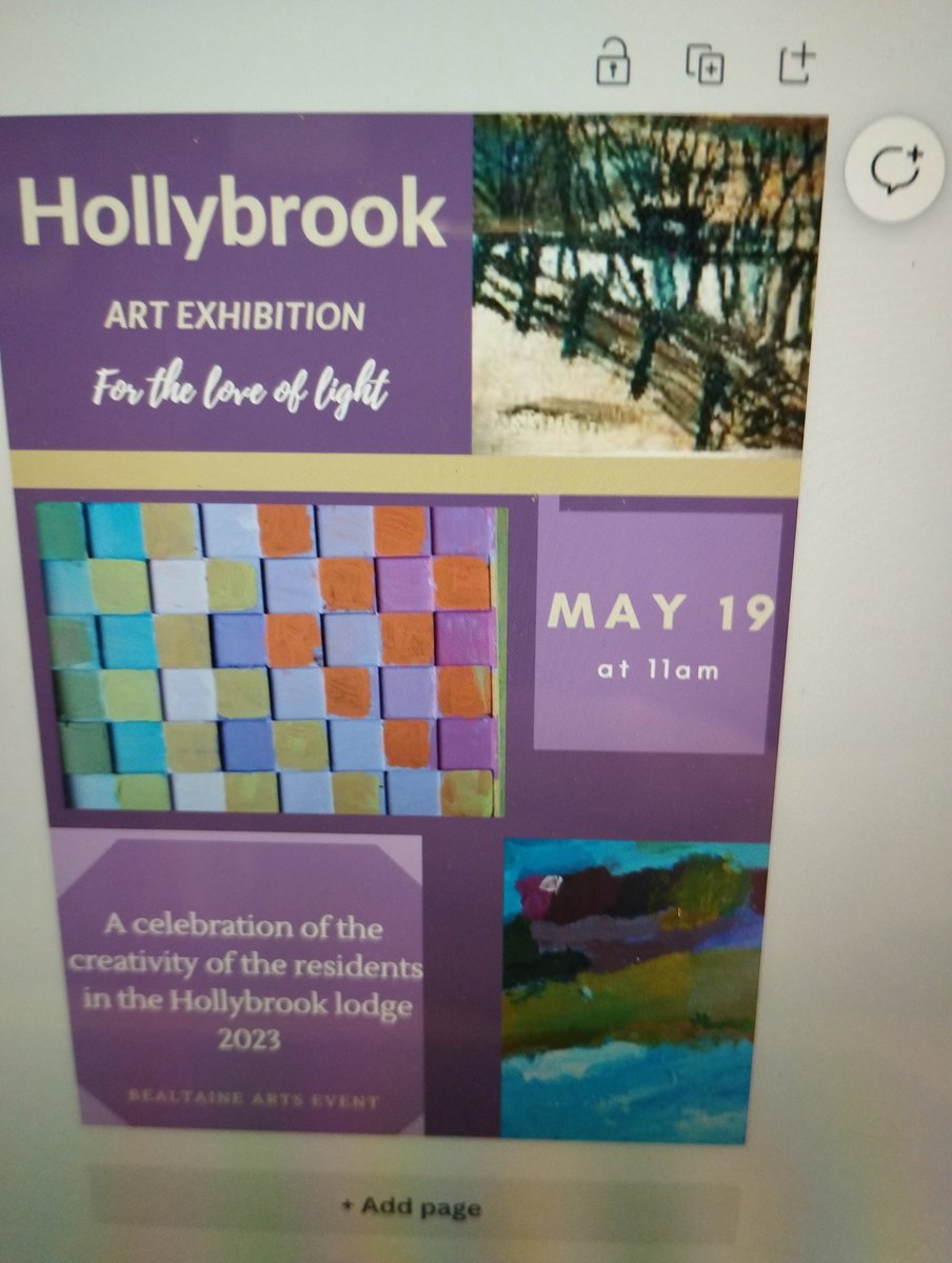fmcauley101's tweet photo. Big thank you to TY student Candace Lumantas, who has put together a very nice poster for our residents art exhibition, opening the 19th of May, for #Bealtaine2023 titled, "For the Love of Light". #HollybrookLodge
#stjamesdublin.
#mercyinchicore
#ageandopportunity https://t.co/1G0HijCzUv