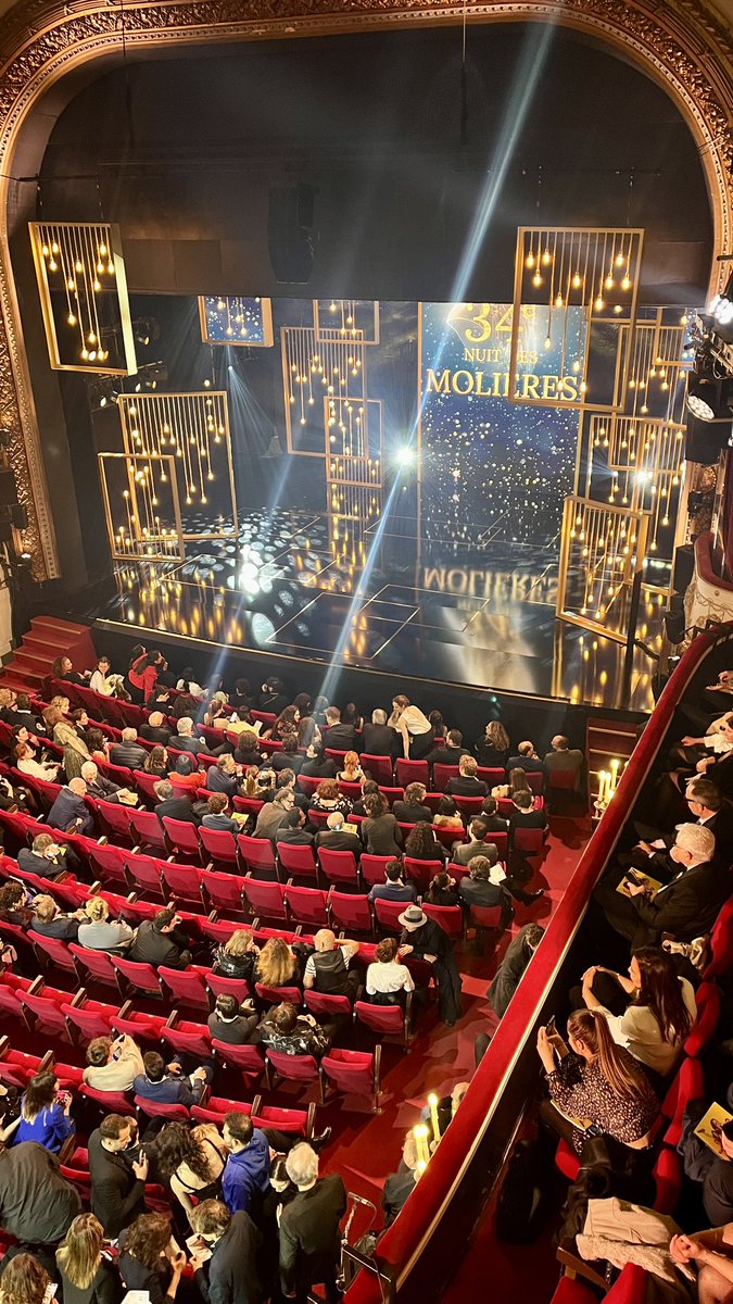 sylvainchar's tweet photo. Bravo pour cette 34ème cérémonie @NuitdesMolieres 
Bravo aux gagnants mais aussi aux perdants … bravo @AlexisMichalik pour cette présentation efficace, enlevée, rythmée, … merci au @theatredeparis pour votre accueil https://t.co/XhcuI9utGs