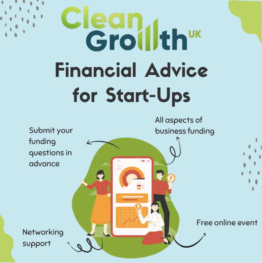 Green start-up needing funding?💰 Join @cleangrowth_uk's FREE Finance for Start-ups workshop! Discover the right funding options and get expert advice to accelerate your business ambitions. 😃 Don't miss out! #GreenStartUp #BusinessFunding Register now: clean-growth.uk/events/finance…