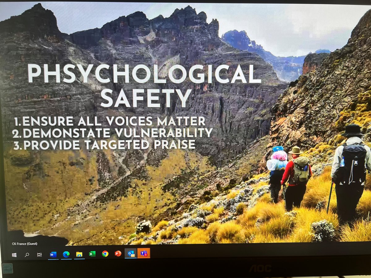 NES_General Practice Management (@generalnes) on Twitter photo The NES PM Virtual Conference 2023 has started!!
The wonderful Oli France talked to us about Leadership on the Edge. What an engaging presentation! Do you provide a place of psychological safety for your teams?
<a href="/NHS_Education/">NHS Education for Scotland (NES)</a> <a href="/GpnNes/">NES GPN</a> <a href="/SG_PrimaryCare/">Primary Care</a> The NES PM Virtual Conference 2023 has started!!
The wonderful Oli France talked to us about Leadership on the Edge. What an engaging presentation! Do you provide a place of psychological safety for your teams?
<a href="/NHS_Education/">NHS Education for Scotland (NES)</a> <a href="/GpnNes/">NES GPN</a> <a href="/SG_PrimaryCare/">Primary Care</a>