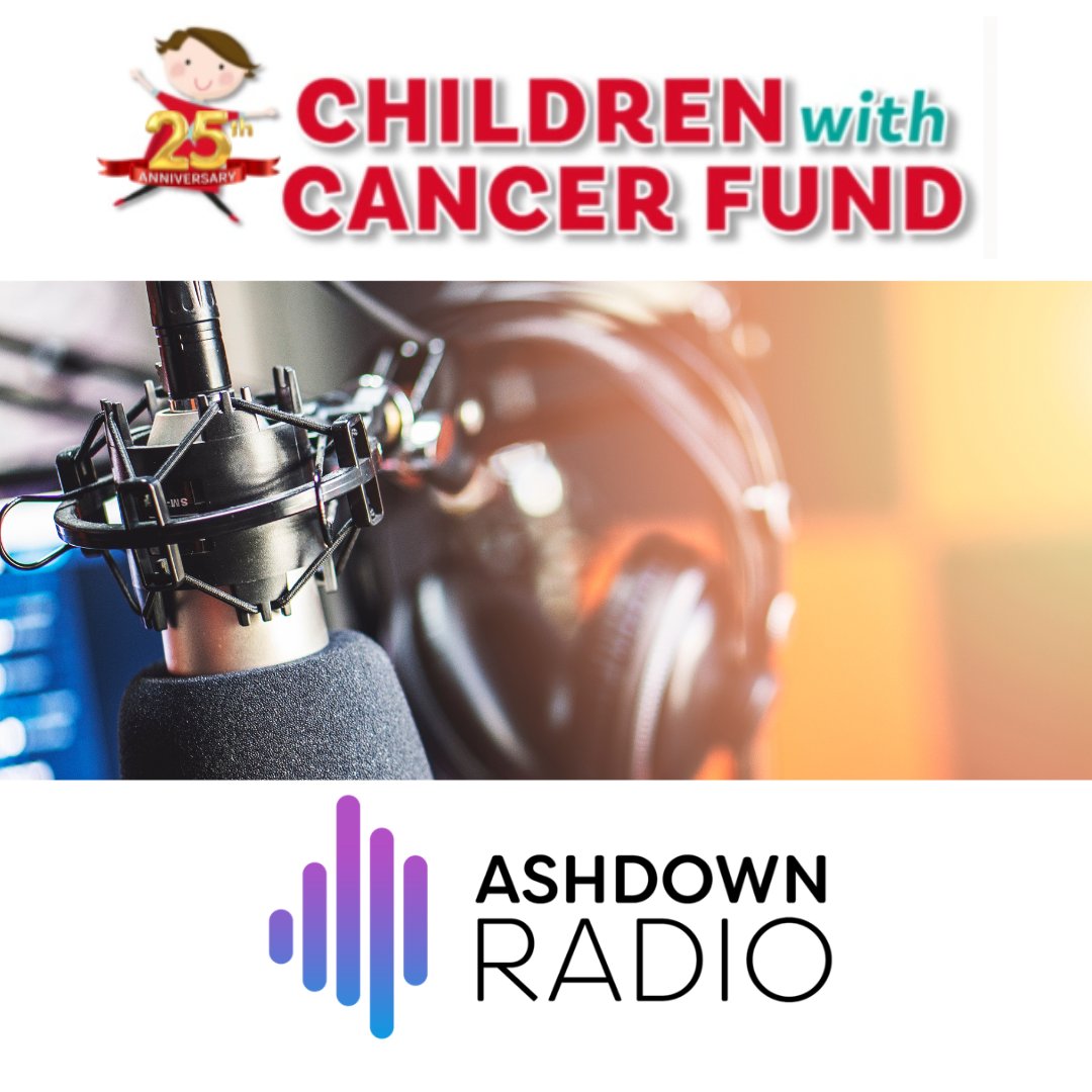 Be sure to tune into @ashdownradio at around 11.30am where our founder, Chris, is talking all things CWCF!!! 

#radio #childrenwithcancerfund #charity #ashdownradio #charitysupport #events #cancer #cancerawareness #awareness #childhoodcancer