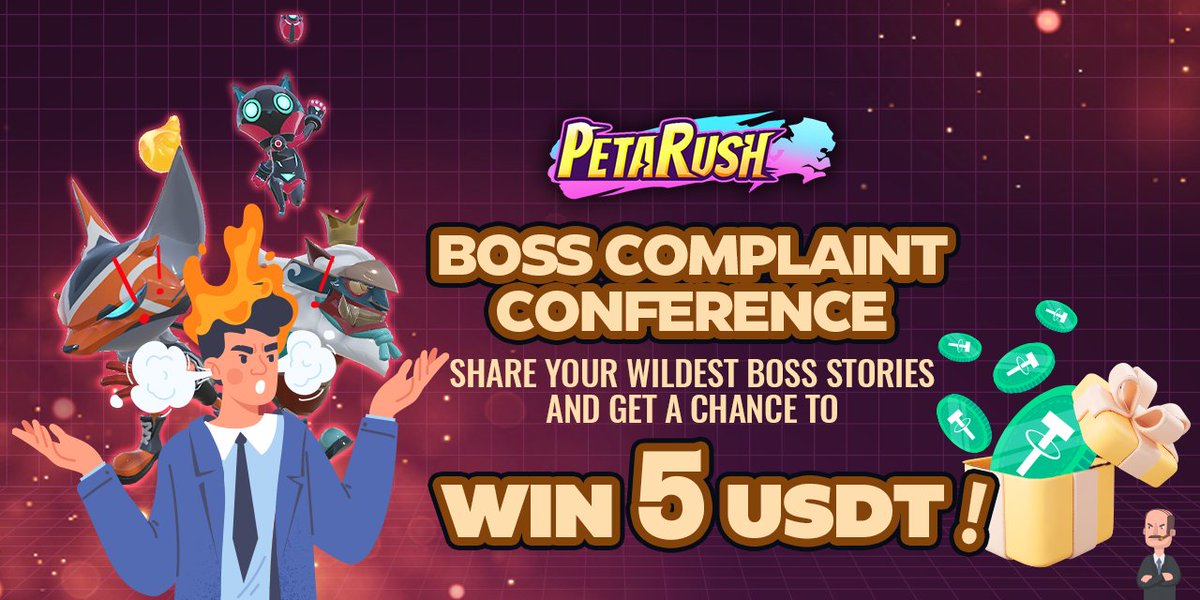 🎉📢Labor Day is coming! Join our Discord event 'Boss Complaint Conference'! Share your wildest boss stories, and let's laugh 😂 and vent together!🔥 Participate for a chance to win a 5U lucky draw 🏆✨! Don't miss out! Join our Discord now 👉discord.com/invite/petarush