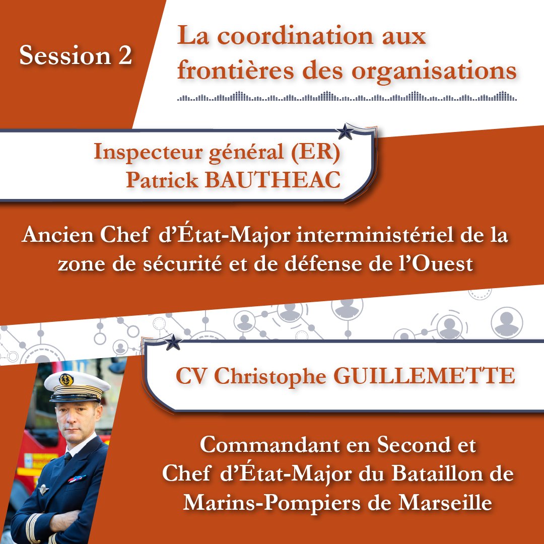 C_Resilience's tweet photo. Plus que 2 semaines avant la Journée Scientifique !
Nous aurons l’honneur d’accueillir ces deux intervenants professionnels lors de notre seconde session “La coordination aux frontières des organisations.”  
Inscriptions : https://t.co/6pP6Ms9luG https://t.co/Rx11Q2N1Uj