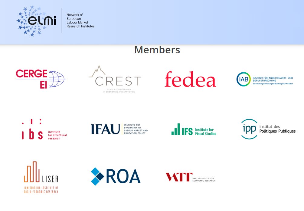 LISER_LM's tweet photo. 📣 Discover 'ELMI', a network of 11 European institutes for #labourresearch
💡 ELMI is a platform to exchange of ideas, data & staff w/ members initiating common research projects & joint publications.
🔜 Stay tuned for ELMI's first yearly conference
🔗https://t.co/9Fh515V5fL https://t.co/nd9gAZPdXp