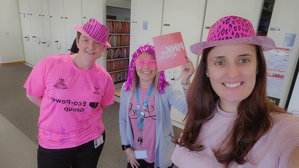 wearePaces's tweet photo. 💗 PINK 4 PACES 💗

The fabulous team at @GXOLogistics have raised another £255.53 by holding a Pink 4 Paces day…and they sure look pretty in pink 💗 

Thanks so much guys! The support we have received from you over the years is incredible! 

#TeamPaces #Pink4Paces https://t.co/xZxlsxF6df