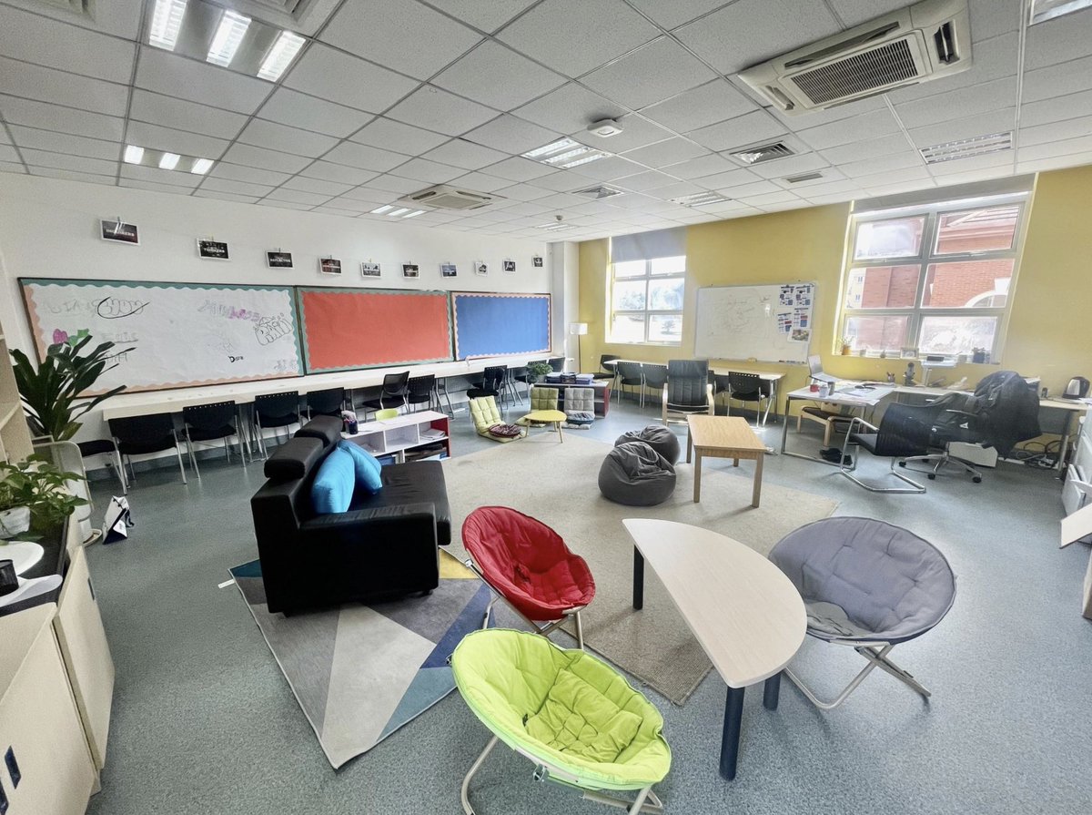 I personally love having a flexible classroom environment. How about you? Do you have any pictures to share of your classroom layout? Here is mine: 

#flexibleclassroom #flexibleseating #edutwitter #teachertwitter #podcast