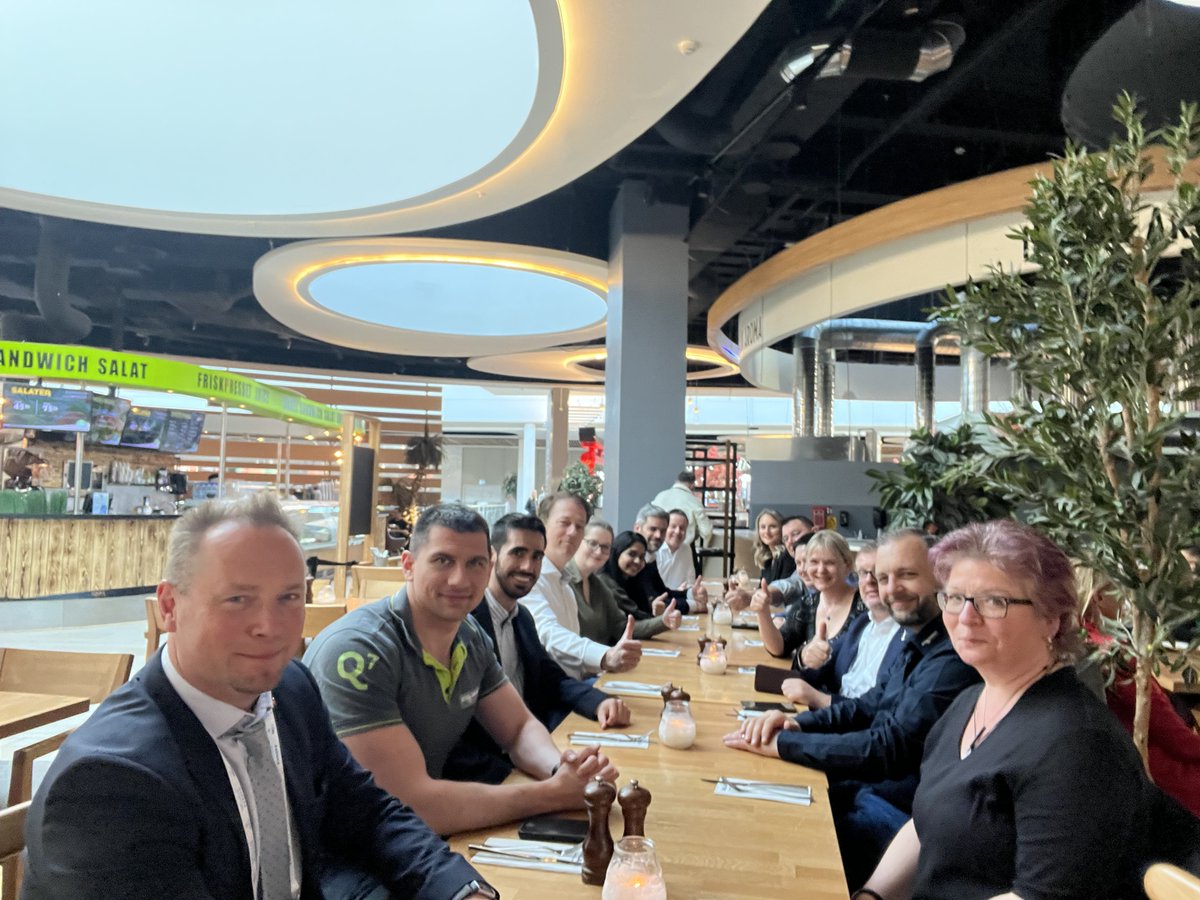 Last night we met all the exhibitors of the WAB joint stand at the WINDEUROPE 2023 in Copenhagen for dinner 🍽

The WAB team would like to thank you very much for this great evening - and our motto fits here as well stronger together👏👏💪