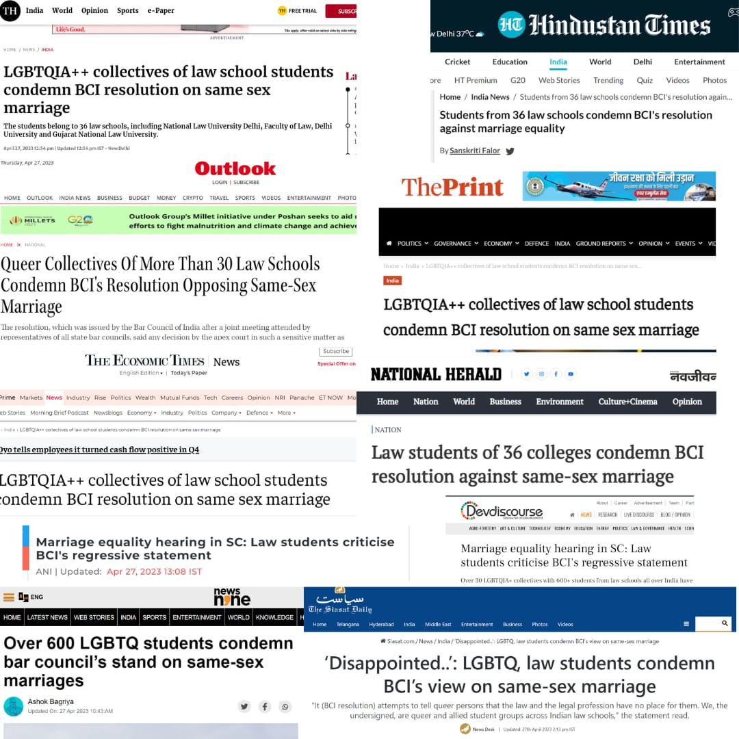 SFILawFaculty's tweet photo. SFI LAW FACULTY DU is a signatory to this statement and strongly condemns the BCI's resolution. The student groups across 36 law schools stand united against the resolution. https://t.co/Ithy4hJMsU