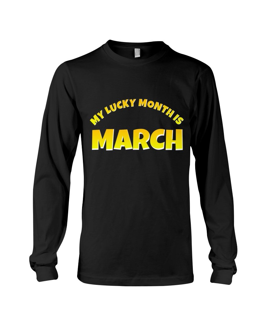 Quotes_Karts's tweet photo. My lucky month is March Long Sleeve Tee | Quotes karts | Quotes_karts 
#onlineshopping #clothingstores #shop #shoppings #outfits #shoppingday #today #faishon #quotes_karts_brand #quotes_karts #brand #outfitinspiration #outfitideas #longsleevetee #lucky #month #march https://t.co/fjnpsjyUZb