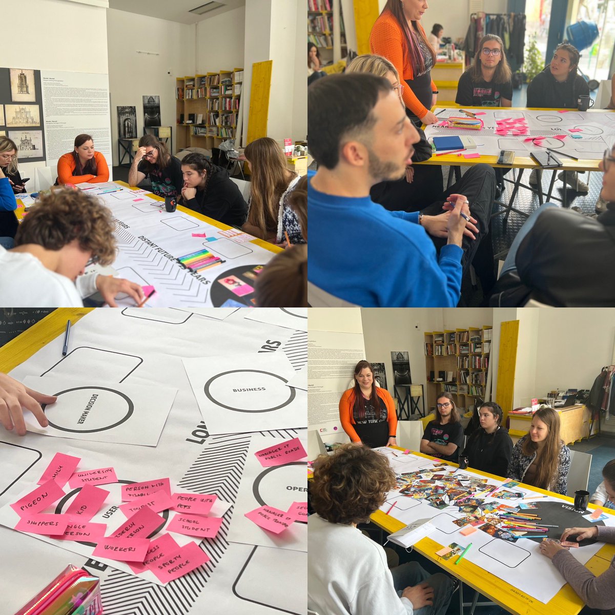 PlayactDoit's tweet photo. ✅Play/Act International students at Budapest learning #Gamification. How a game can make the place? By Olívia Kurucz from the UfLab
@materahub @ArteriaLab @kekorg @UEvora @univdeevora @infouex @CulEmprendedora #playact #youthactivism https://t.co/Z0w0cOtqbK