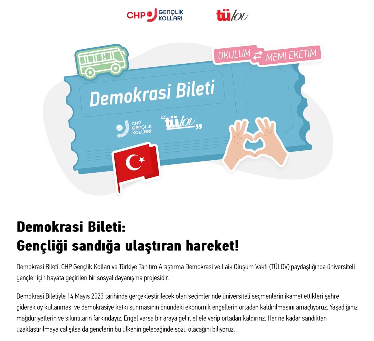 ekremistpala's tweet photo. üniversitesi yaşadığı yerden uzak olduğu için maddi sebeplerden oy kullanmaya gidemeyecek çok öğrenci var. 

chp gençlik kolları, öğrenci belgenizi atmanız durumunda biletinizi karşılıyor; ihtiyacı olan varsa alttaki linkten başvursun.

https://t.co/Je9cF9usmd https://t.co/UB7qe3P492