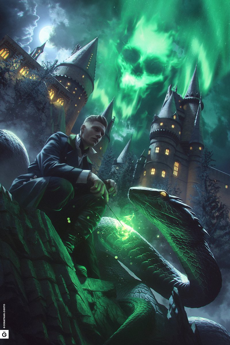 JonathanOgsto's tweet photo. Before VS Final render
@Photoshop @HogwartsLegacy 
#HogwartsLegacy  #artistsontwitter https://t.co/DsPIx4E8w9