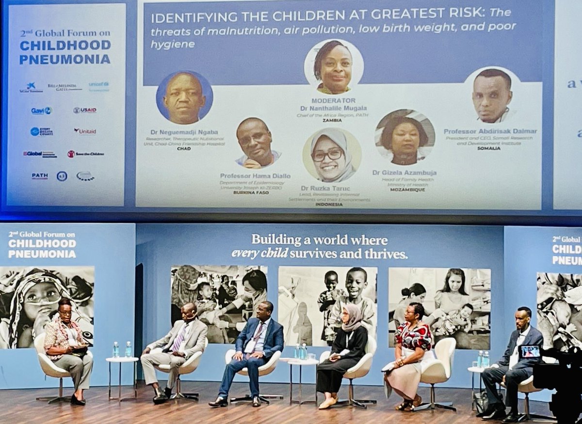 Honored to moderate the 'Identifying the Children at Greatest Risk: The Threats of Malnutrition, Air Pollution, Low Birth Weight, & Poor Hygiene' session and the distinguished panel at the #StopPneumonia 2nd Global Forum on Childhood Pneumonia held on April 26-27 in Madrid, Spain