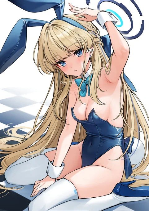 #ブルアカ バニートキ 「ぴょん」