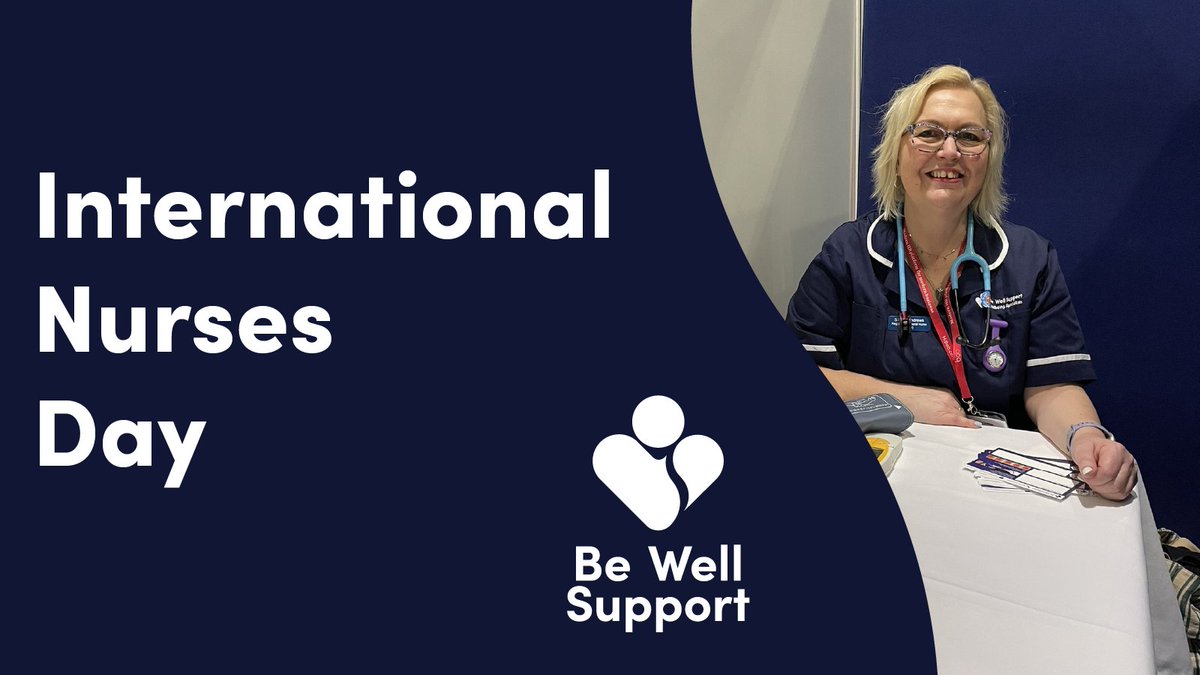 BeWell_Support's tweet image. It’s International Nurses Day! 👩‍⚕️🩺

Our amazing team of in-house qualified NMC registered nurses are on hand to provide guidance and support for employees’ health and wellbeing. No query is too big or small! 💙