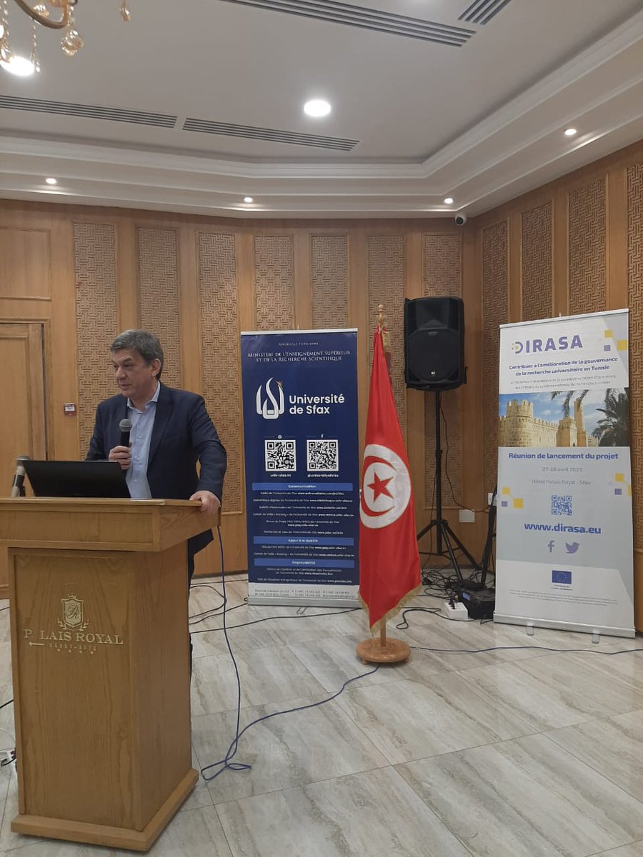 In his opening speech at the kick-off meeting of the #DIRASA project in Sfax, UNIMED Director, <a href="/marcelloscalisi/">marcello scalisi</a> highlighted the role of the Euro-Mediterranean cooperation and partnership in achieving a better #ScientificResearch strategy and reinforcing its dynamics.