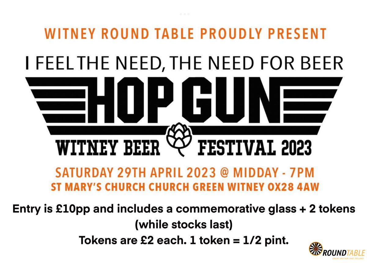 witney499's tweet photo. 🍺 Son, your ego is writing cheques your barstaff can't cash*��

*Cash &amp; Card available on the day..no cheques

We are just days away from the beer festival, pricing attached below but in short: £10 gets you a commemorative pint glass and 2 x half pints of our 70+ beers/ciders. https://t.co/9N5kJHEw9z