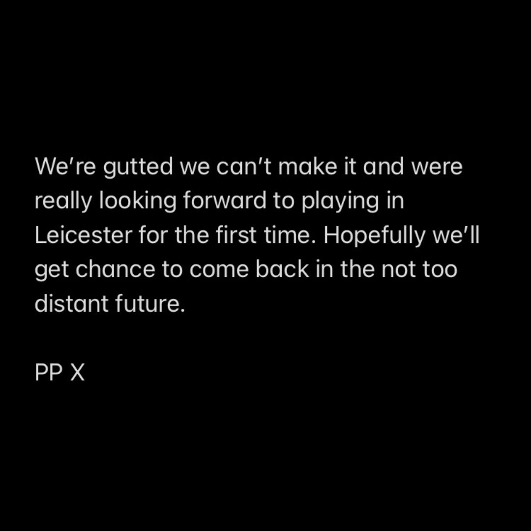 pitponyband's tweet photo. Morning all, sorry to say we can no longer play @HandmadeTotally on Sunday. Canny gutted and sorry to all who planned on catching us. Can’t believe some reckless driver has made us pop our ‘serious post in note form’ cherry. Livid x https://t.co/1SxqDRDJ3t