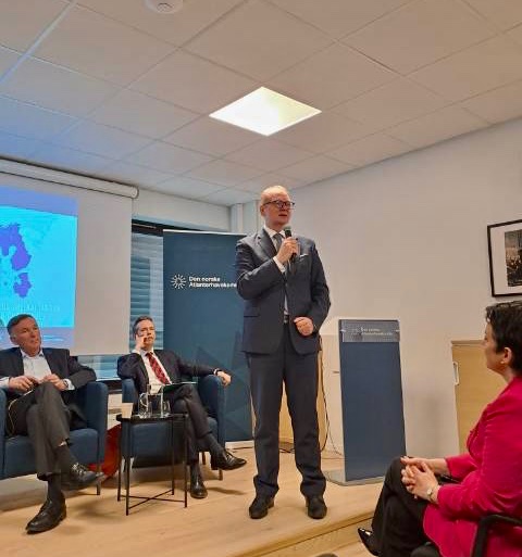 Estonian Embassy in Norway (@estembassyoslo) on Twitter photo #StrongerTogether & #WeAreNATO sounded in unison at Seminar “NATO Enlargement Around the Baltic Sea – Opportunities and Challenges“ <a href="/Atlantkomite/">Den norske Atlanterhavskomité</a> 🇳🇴.
Thank you to Ine Eriksen Søreide, all panelists and participants for thought provoking discussion. Thanks to Ambassadors 🇪🇪🇱🇻🇱🇹. #StrongerTogether & #WeAreNATO sounded in unison at Seminar “NATO Enlargement Around the Baltic Sea – Opportunities and Challenges“ <a href="/Atlantkomite/">Den norske Atlanterhavskomité</a> 🇳🇴.
Thank you to Ine Eriksen Søreide, all panelists and participants for thought provoking discussion. Thanks to Ambassadors 🇪🇪🇱🇻🇱🇹.