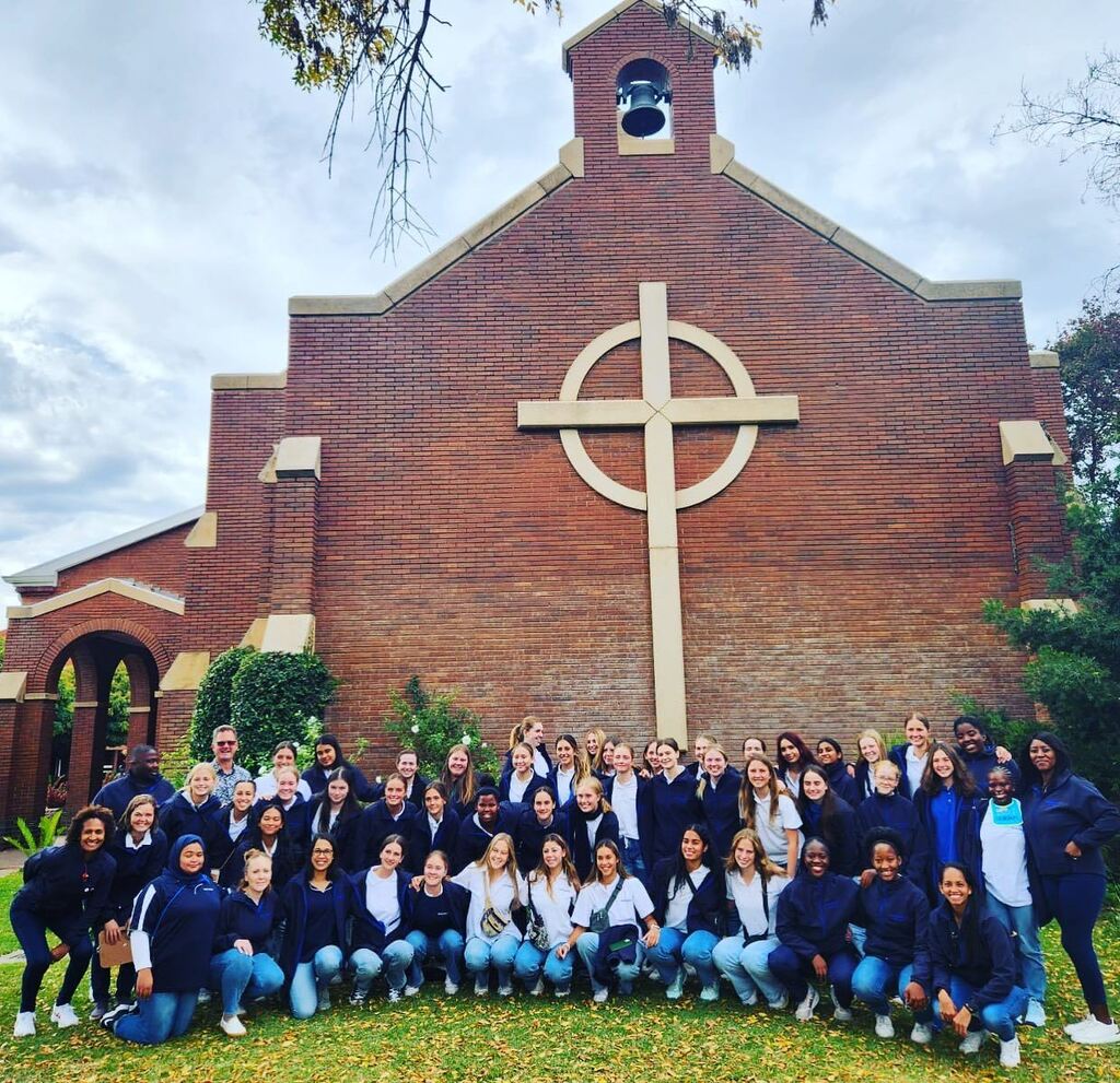 PrincipalRGHS's tweet photo. Nostalgic to have photo taken with team RGHS at my first school. #integrity #acceptance  #respect  #kindness #gratitude  @rustenburgalumnae @rustenburggirls #saintandrewsbloem https://t.co/TjrMSXY3mq https://t.co/zZYUOSO1tm