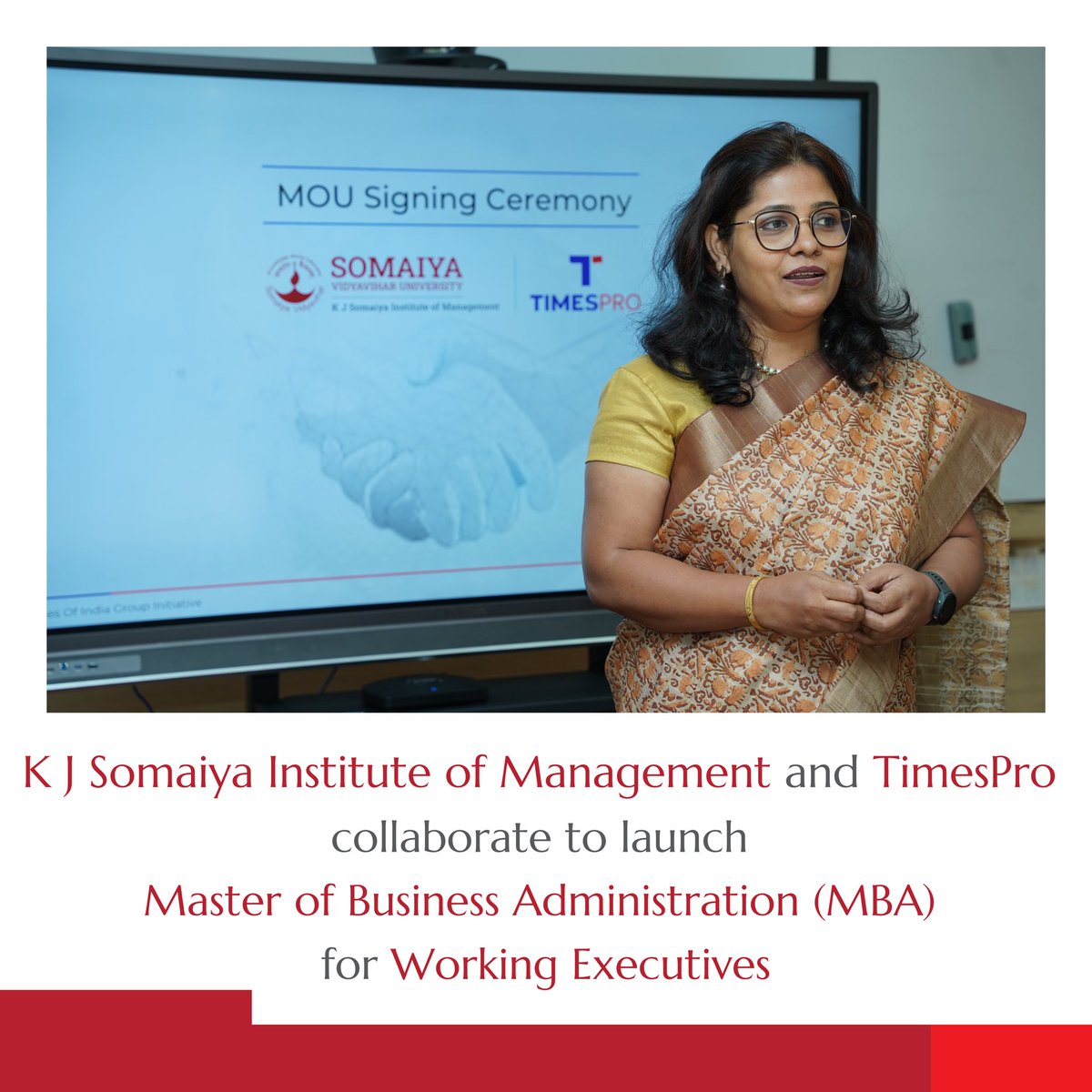 kjsimofficial's tweet photo. This collaboration will elevate working professionals' skillsets and develop management expertise for career-defining opportunities and build a repertoire to grow as competent leaders and decision-makers.
#MBAatSomaiya #MBA #WorkingExecutives #OnlineMBA #Management https://t.co/rphCmoYrB7