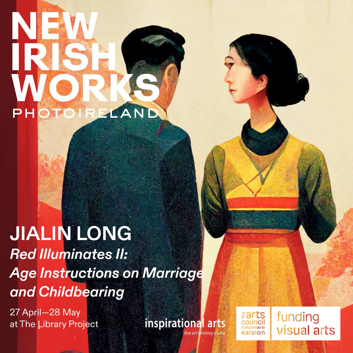 Opening today at 6pm at The Library Project, New Irish Works: Jialin Long. Free and everyone welcome.
photoireland.org/.../new-irish-…
Long is taking this opportunity, through New Irish Works, to showcase her current work in progress.