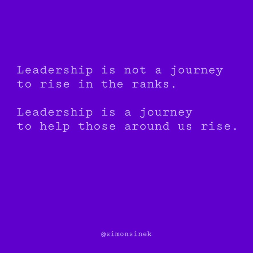 TTSimmons18's tweet photo. Leadership is more about helping others than it is about helping yourself. Lead with others in mind.#LeadershipMatters #leadlap https://t.co/Ytx4nJs3eW