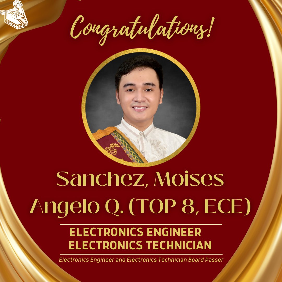 upiecep's tweet photo. UP IECEP is proud to present its 19 alumni that have successfully passed the April 2023 Electronics Engineer and Electronics Technician Licensure Examinations.

[1/1] https://t.co/HfB4baqbLG