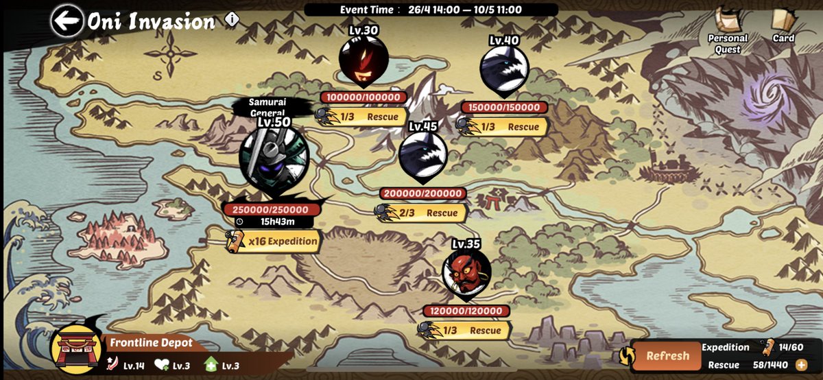 Mr_Csar's tweet photo. @NinjaMustDie_EN Great event, but what I really want is more chapters in story mode , can’t wait for chapter 9 #NinjaMustDie https://t.co/ZlLRiHoLkt