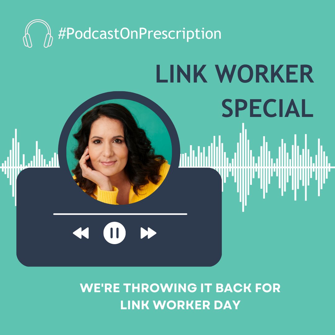 NASPTweets's tweet photo. It's #LinkWorkerDay and we wanted to throw it back to our #PodcastOnPrescription Link Worker Special. In this podcast @DrRadhaModgil spoke to @gapal78, @PillingMichelle and @bevtayloryork. 
Listen👂➡️  https://t.co/JGFJ8Yi8Sa
#SocialPrescribing
#LinkWorkerDay23 https://t.co/QP0ykOhwUz