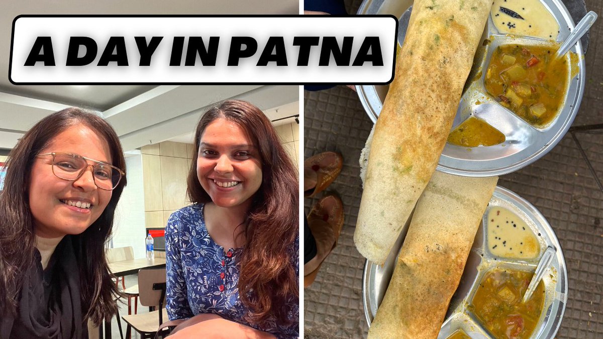 PatnaShots's tweet photo. We are back with another #patnavlog We met at #MauryaLok for work and then headed for some food and shopping. Watch it here: https://t.co/rHMq1g6CeR https://t.co/oki84CIvt0