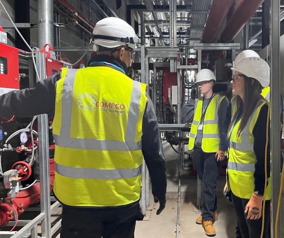 CompcoFire's tweet photo. We had the pleasure of taking Sam, Kyle and Beth from our Contracts and Administration Team to visit one of our very own sites in the Midlands.

What a fantastic way to get a better understanding of our Business!

💻 https://t.co/hgNeCgOj2g
#FireSystemService #MidlandsHour https://t.co/ZtAzZmFjx0