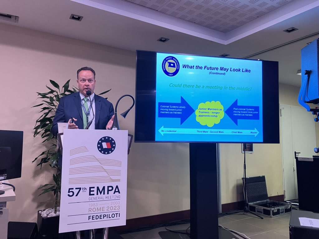 FEPORT_LKB (@lkb_feport) on Twitter photo How future may look like in US pilotage when it comes to attracting mariners ? <a href="/empapilots/">EmpaPilots</a> General Meeting How future may look like in US pilotage when it comes to attracting mariners ? <a href="/empapilots/">EmpaPilots</a> General Meeting