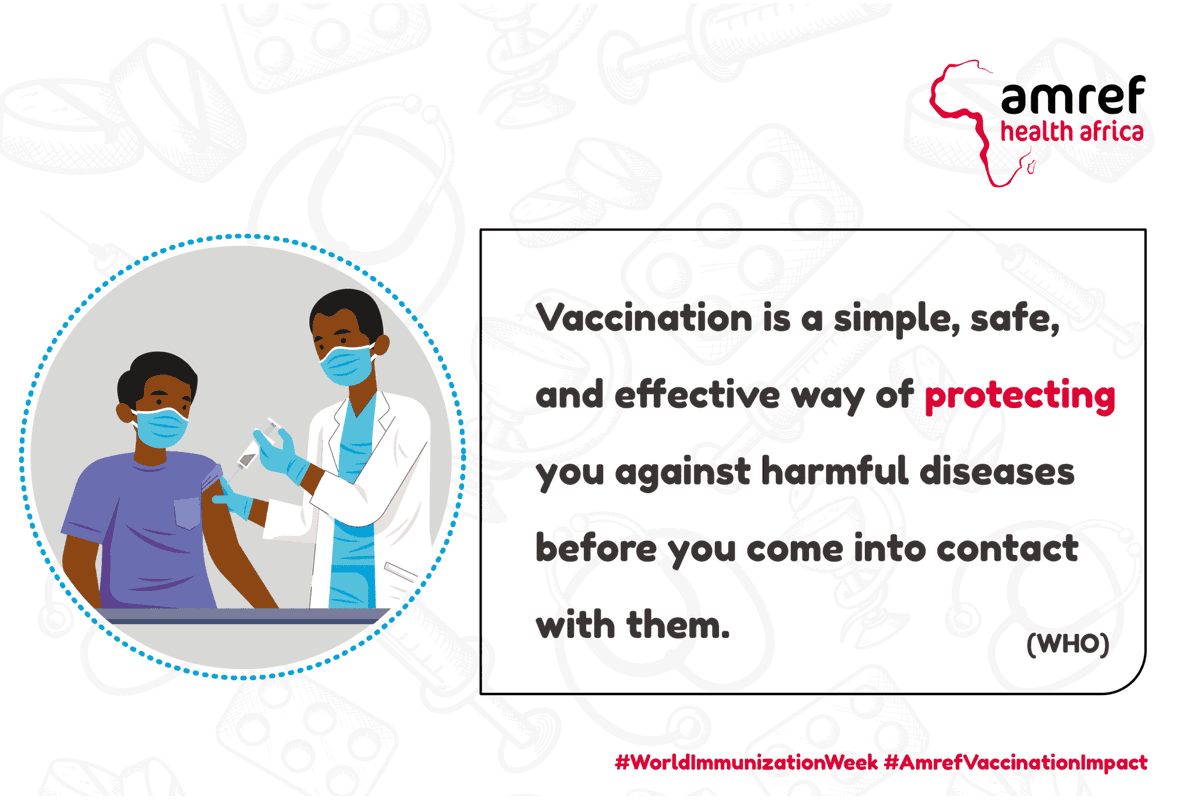 Amref_Kenya's tweet photo. #WorldImmunisationWeek2023, is an opportunity for us to highlight the collective efforts needed to protect people of all ages from vaccine-preventable diseases to ensure healthier communities.
#AmrefVaccinationImpact https://t.co/LpYjBzJSAU