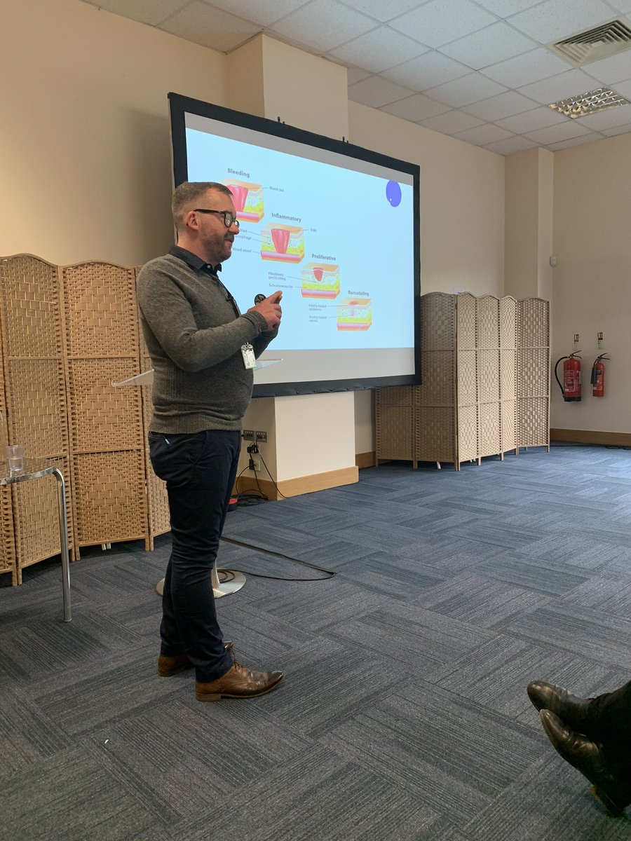 Our co-opted trustee <a href="/TheBigOP/">Paul Hardy</a> teaches the delegates on our fundamentals stream all about wound assessment <a href="/SoTV_UK/">Society of Tissue Viability</a> #SOTV2023