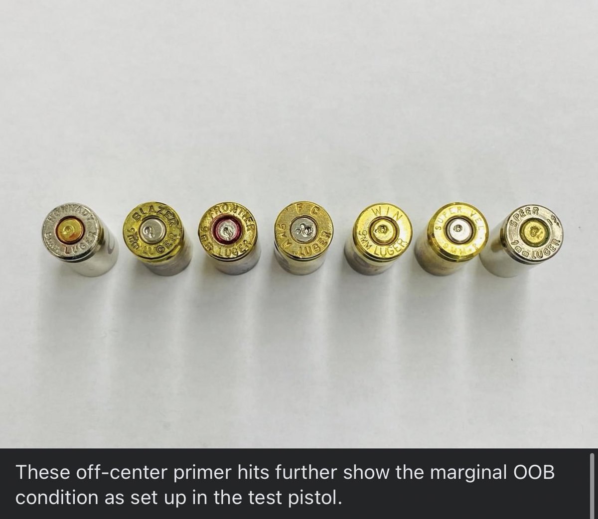 Snakeeater36's tweet photo. SIG OOB claims taking a hit.

Wish we saw more shit like this when people made these claims. 

Not saying these pistols dont have issues. But some of the claims and circumstances are laughable https://t.co/41HhABjrNG