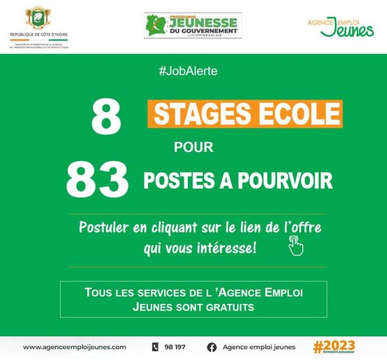 mpjipsc's tweet photo. #2023AnnéeDeLaJeunesse
𝐈𝐧𝐬𝐞𝐫𝐭𝐢𝐨𝐧 𝐝𝐞𝐬 𝐣𝐞𝐮𝐧𝐞𝐬 : 𝐒𝐭𝐚𝐠𝐞𝐬 𝐄𝐜𝐨𝐥𝐞
En savoir plus 📷 https://t.co/3aENWtIWt7
#MPJIPSC #Insertion #Emploi #Jeunesse #stageecole #stage #jeunes #Formation #Entrepreneuriat #CDD #CDI https://t.co/1wEJ3gQ4fL