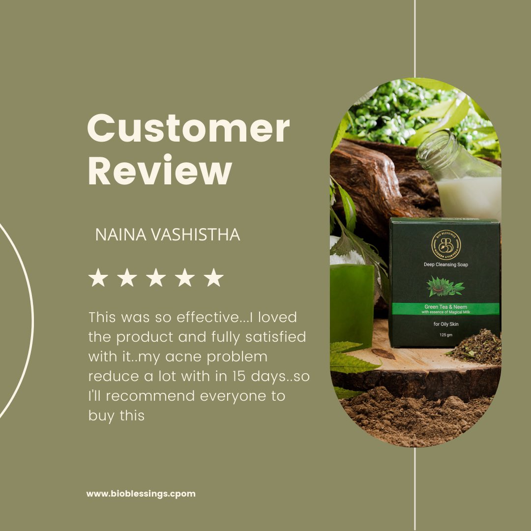 BioBlessings's tweet photo. Our customers can't get enough of our donkey milk green tea and neem soap! 🙌 Swipe to see what they have to say about this amazing product.

#BioBlessings #DonkeyMilkSoap #NaturalBeauty #NaturalSkincare #OrganicBEAUTY #Ayurveda #CustomerExperience #HappyCustomer https://t.co/xwD9PGfRh6