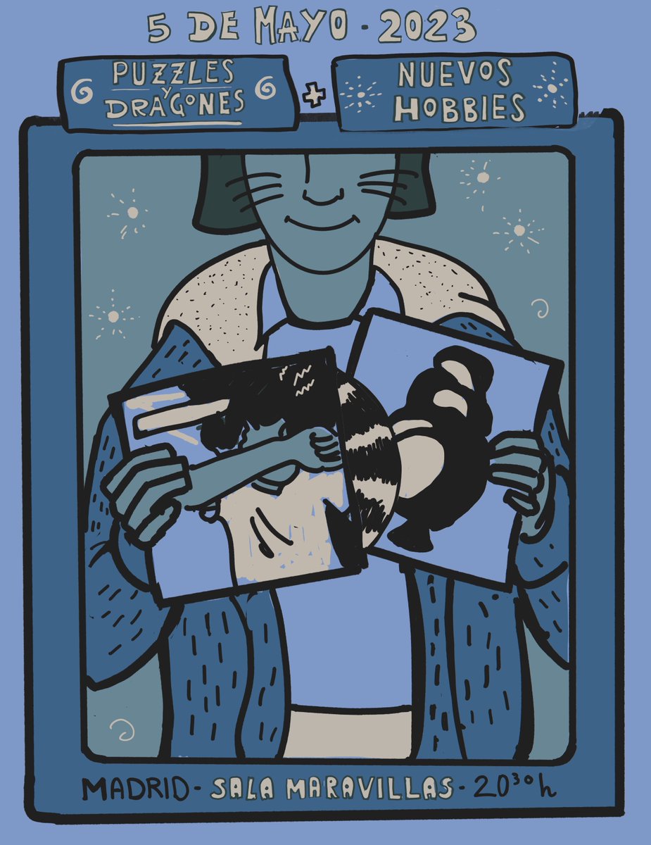 El próximo viernes 5 de mayo será el evento pop de la primavera. Presentamos nuestro disco por fin con banda al completo y además nos acompañan nuestros amados <a href="/NuevosHobbies/">Nuevos Hobbies</a> . Nos vemos todos en la <a href="/MaravillasClub/">Maravillas Club</a> 
<a href="/genioequivocado/">El Genio Equivocado</a>